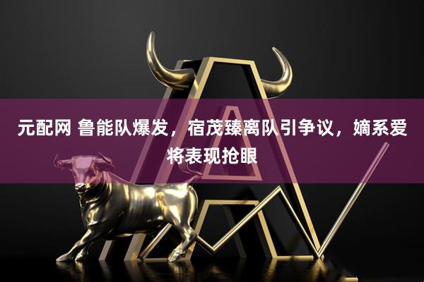 元配网 鲁能队爆发，宿茂臻离队引争议，嫡系爱将表现抢眼