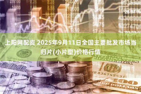上阳网配资 2025年9月11日全国主要批发市场当归片(小片型)价格行情