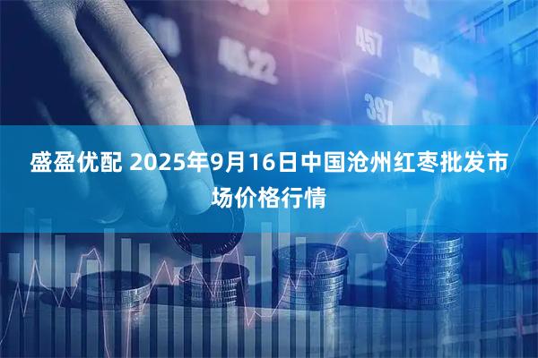 盛盈优配 2025年9月16日中国沧州红枣批发市场价格行情